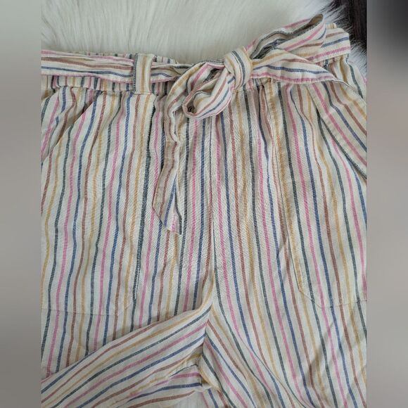 Marine Layer Multicolor Cream Wide Leg Pants M Medium - Picture 4 of 6